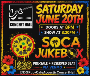 Read more about the article Soca Jukebox @ Cafe Acoustic – St. Joseph Mo Premier Steel Drum Band
