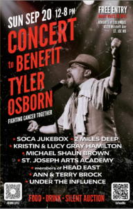 Read more about the article Concert to Benefit Tyler Osborn — “Fighting Cancer Together”